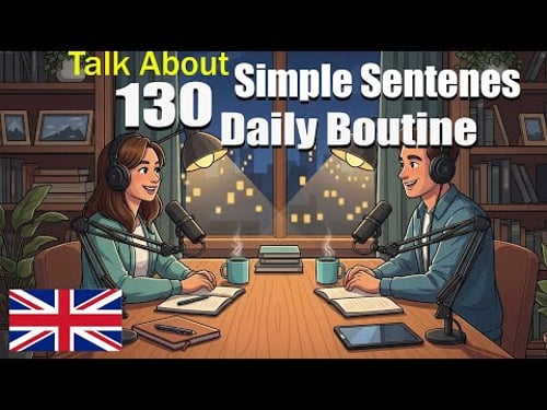 130 Daily Routine English Sentences for Speaking Practice | Easy English Conversation Practice