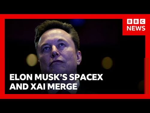 Elon Musk's SpaceX and xAI merge | BBC News