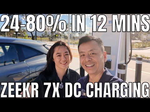 Zeekr 7X 800V Ultra-Fast DC Charging Test: 24% to 80% in 12 Minutes!