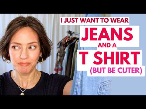 Jeans and Top Outfit Ideas - Be stylish without changing out of your favorite jeans and tee shirt