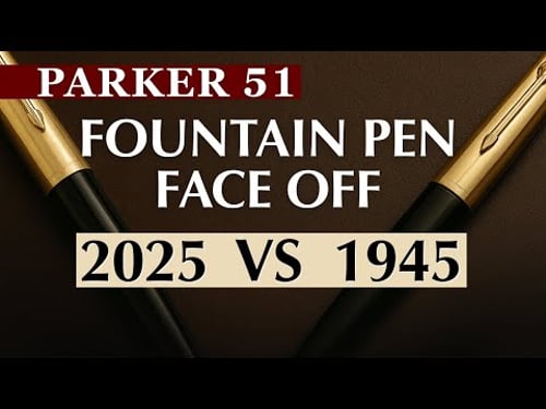 Parker 51 Fountain Pen Review: Vintage vs New Modern Re Release