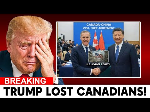 JUST IN: Canada–China Visa-Free Travel SHOCKS U.S. Border Cities — Trump Left With No Moves!