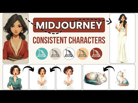 HOW TO Use Midjourney for Consistent Character Creation - Complete Guide with Examples