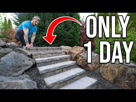 How I Built DIY Outdoor Steps in Just One Day!