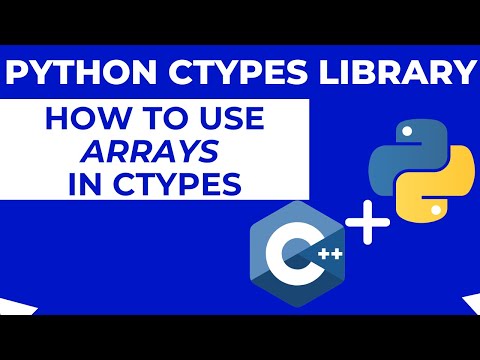 Using Arrays with Python Ctypes