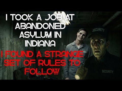 "I Took A Job At Abandoned Asylum In Indiana, I Found A Strange Set Of Rules To Follow" Creepypasta