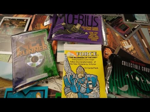 Dallas Card Show Pick Ups-Alien 3, X-Force, Mobius, Net-Runner Cards