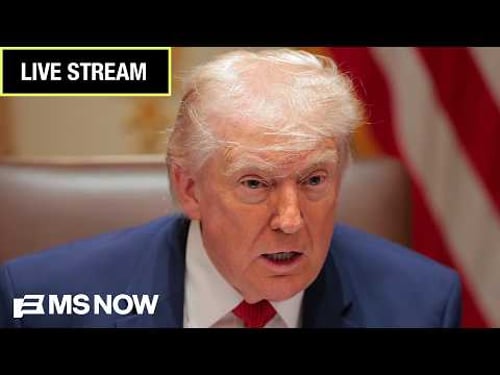 LIVE: President Trump hosts cabinet meeting as war with Iran, DHS shutdown continue