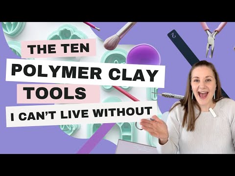 10 Polymer Clay Tools I can't live without (plus my favourite FREE learning resources!)