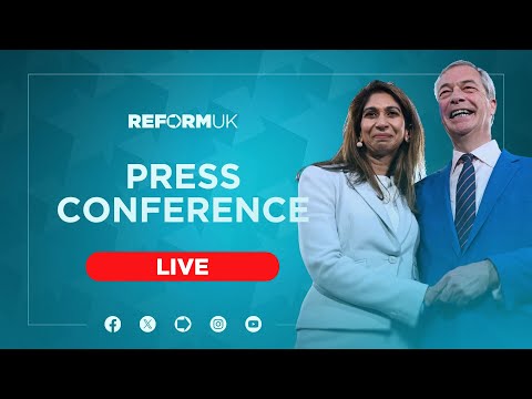 LIVE: Press conference with Nigel Farage and Suella Braverman 🚨