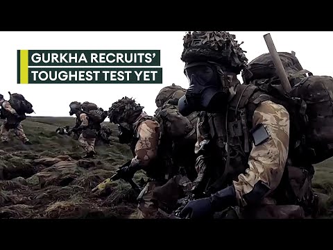 Gurkha recruits face chemical attack test in most arduous training to date