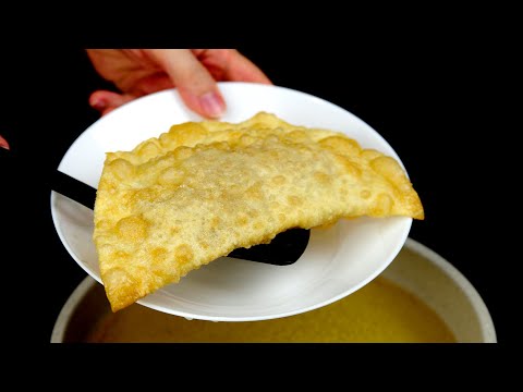 ВОТ КАК НУЖНО готовить чебуреки! ЛЮДИ ДОЛЖНЫ ЗНАТЬ, как это вкусно! Идеальное тесто для чебуреков
