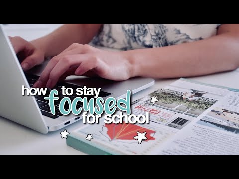 How To Stay FOCUSED For School ☆ Back To School Tips