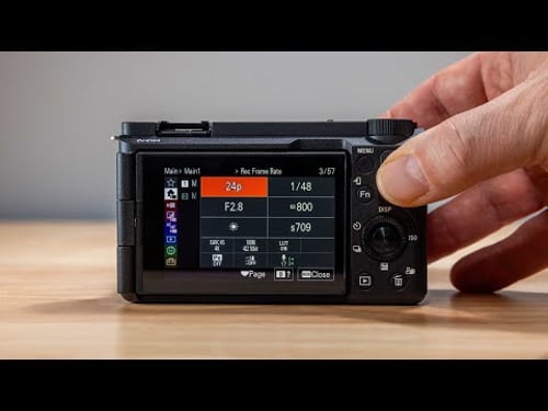 Sony ZV-E10 II Video Settings - Full Menu Setup