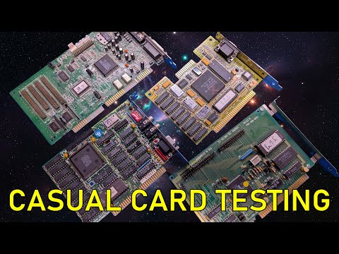Casual ISA Card Testing: Paradise EGA, IDE/Floppy+XTIDE, Paradise VGA and a Crystal sound card