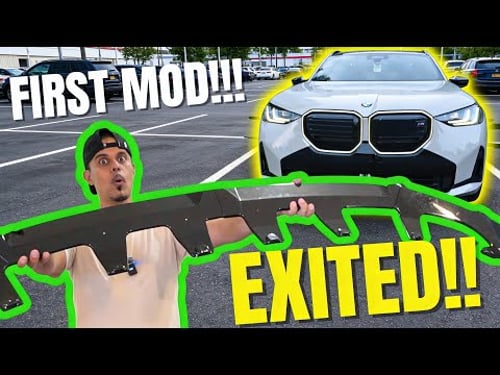 Unboxing Lip Kit For My 2025 BMW X3 M50!!!