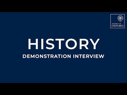 History Demonstration Interview