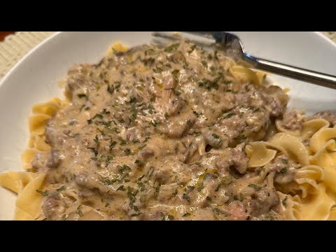 Quick and Easy Ground Beef Stroganoff