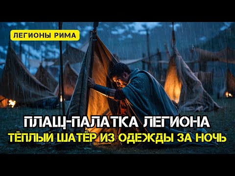 ПЛАЩ-ПАЛАТКА: Как Из Одежды Делали ТЁПЛЫЙ ШАТЁР За Ночь?