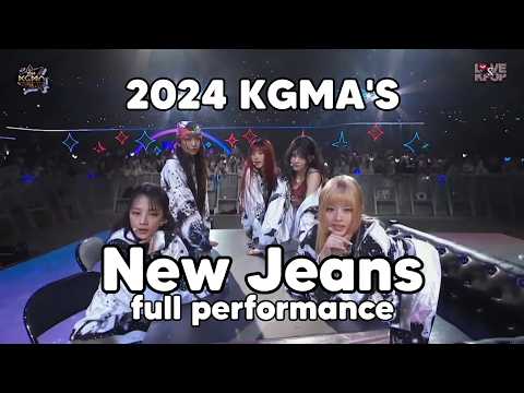 NEW JEANS (뉴진스) - RIGHT NOW + BUBBLE GUM + HOW SWEET + SUPERNATURAL (+ IDOL REACTIONS) | KGMA'S 2024