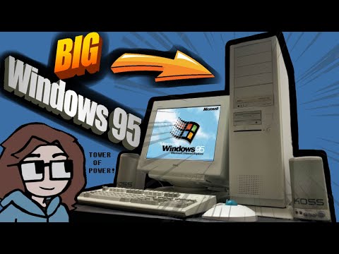Building a HUGE Retro Windows 95 PC!