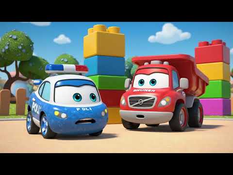 Robocar Poli Rescue: Micky Stuck in Concrete & The Falling Wall! 🚧 Safety & STEM for Kids