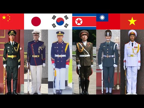 Which is the best honor guard in East Asia