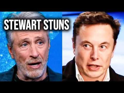 Elon Musk CRUSHED By Jon Stewart Reality Check After Humiliating Escalation