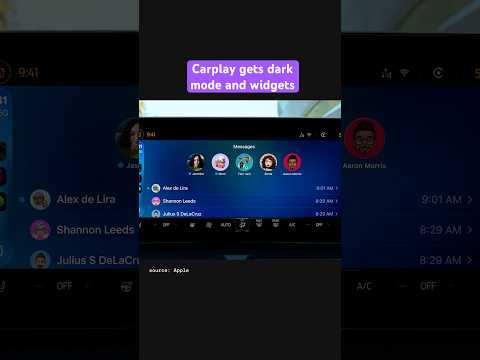 CarPlay gets a revamp with new design features and the ability to add widgets as quick references.