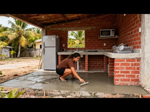 Woman turns empty plot into beautiful KITCHEN in 269 days | By @Bàn Thị Diết