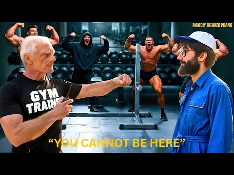 BODYBUILDERS Thought ANATOLY’S 32KG MOP Was A JOKE Until He Did This.. | Anatoly Gym Pranks