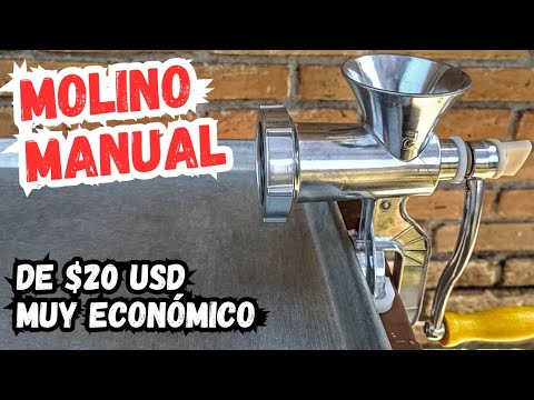 molino manual para preparar longaniza desde casa