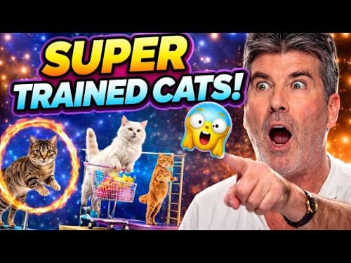 Simon Cowell Couldn’t Believe His Eyes 😱 These Super Trained Cats SHOCKED America’s Got Talent 2018