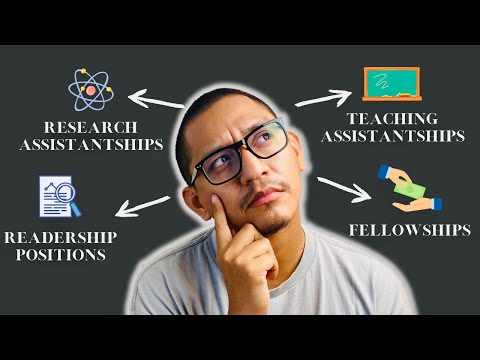 HOW TO PAY FOR GRADUATE SCHOOL? | Teaching Assistantships, Research Assistantships, Fellowships, etc