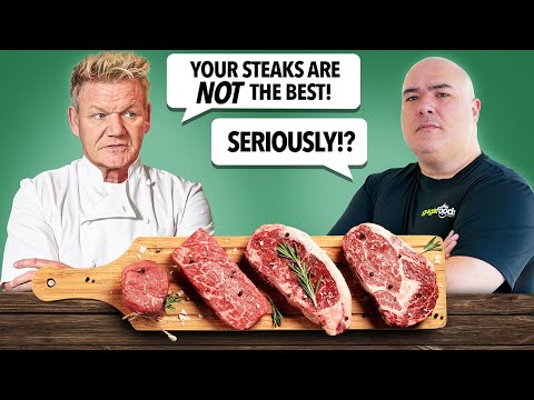 Gordon Ramsay SCHOOLS me on Steaks!