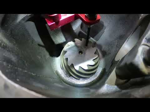 setting pinion depth with depth tool