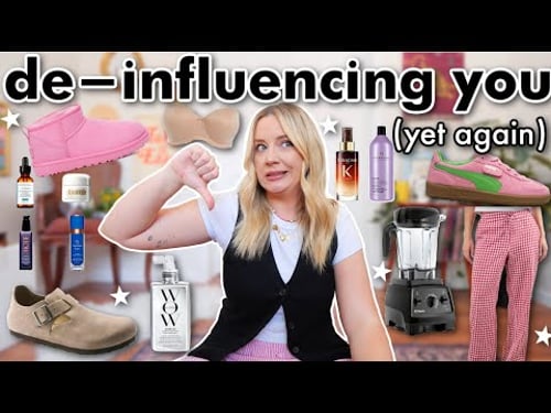 things i was ~influenced~ to buy that i kinda regret (deinfluencing you again)