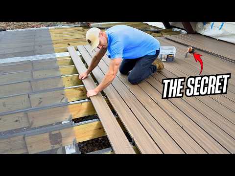 I Discovered the FASTEST and Most EFFICIENT Way to Install Trex Decking (Save Time and Your Back!)