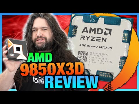AMD Ryzen 7 9850X3D CPU Review & Benchmarks | Gaming, Power, & Thermals, ft. DDR5-4800
