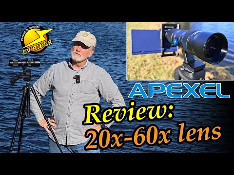 Review: Apexel 20-60x Optical Zoom Smartphone Lens