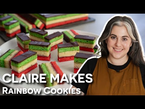 Claire Saffitz Makes Perfect Rainbow Cookies | Dessert Person