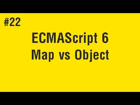 Learn ECMAScript 6 in Arabic #22 - Map vs Object