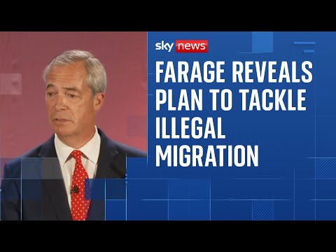 Nigel Farage sets out plan to tackle illegal migration