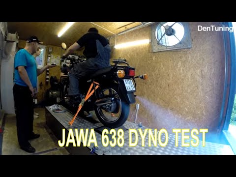 Ява 638 на Дино стенде после доработки каналов