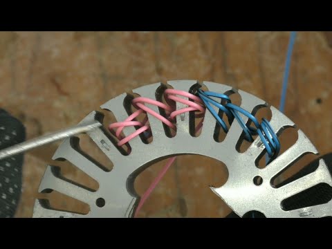 correct motor rewinding diagram