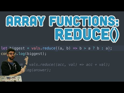 16.7: Array Functions: reduce() - Topics of JavaScript/ES6
