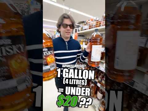 Only $20 for a GALLON (4L) of Whisky in Japan?