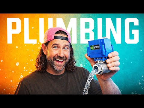 Van build plumbing with electronic ball valves!