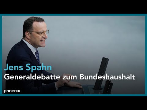 Jens Spahn bei der Generaldebatte zum Bundeshaushalt 2025 am 09.07.25