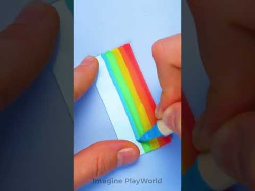 Stretchy Rainbow Toast π How Long Can You Stretch It? #KidsDIY #DIYCraft #FunForKids